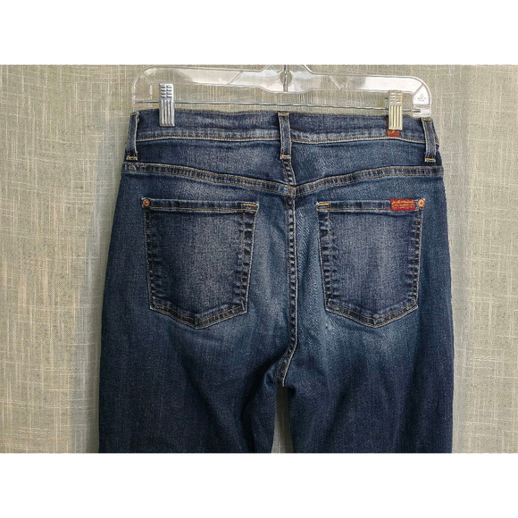 Women's 7 For All Mankind Jeans Size 29 Blue - Picture 12 of 15